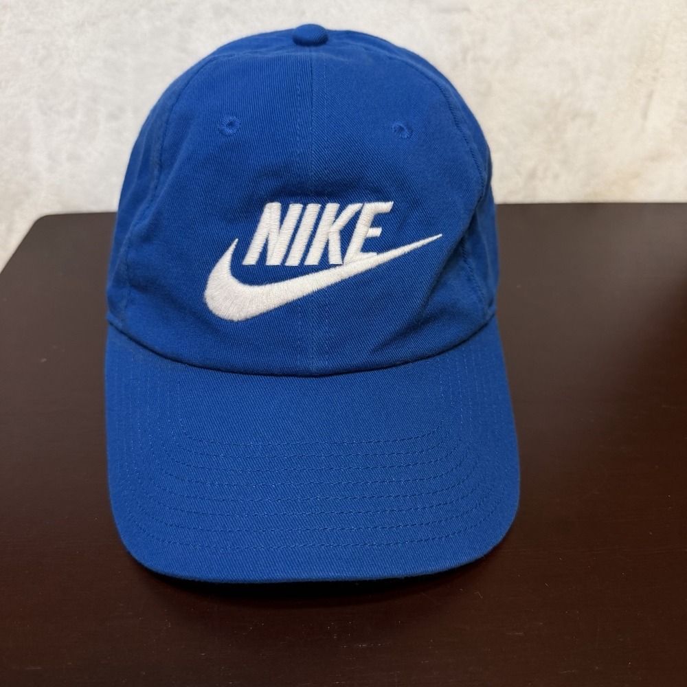 Nike Heritage86 Hat Cap Strap Back One Size Royal Blue Swoosh Baseball Unisex